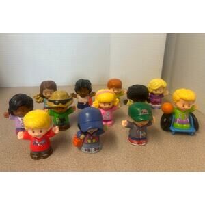 Fisher Price Little People Figures Lot of 12 Characters-Figurines-Wheel Chair